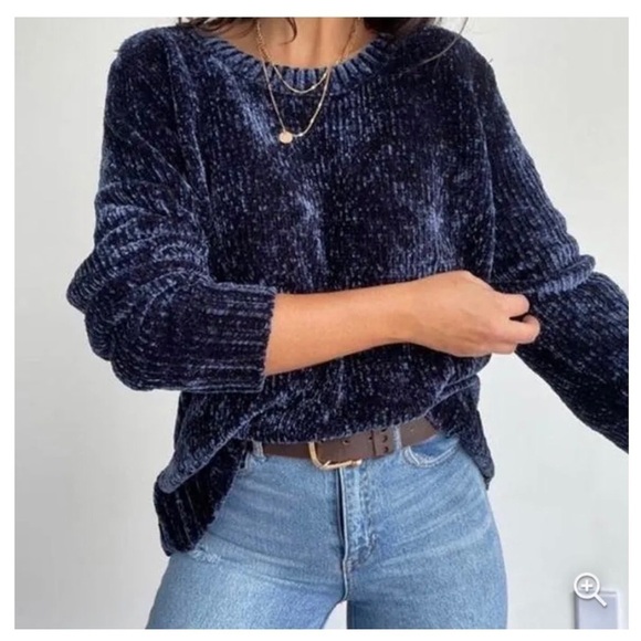 Orvis Classic Collection Super Soft Plush Chenille Knit Ribbed Sweater Size XXL - Picture 4 of 11